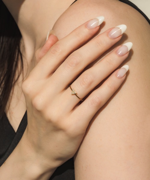 muku(ムク)の「RING/ZIRCONIA TRIANGLE(リング・レディース・シルバー/ゴールド・9/11)」の2枚目の写真