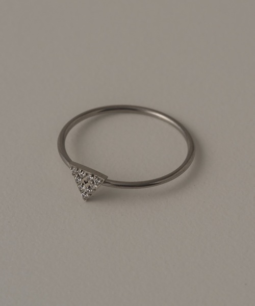 muku(ムク)の「RING/ZIRCONIA TRIANGLE(リング・レディース・シルバー/ゴールド・9/11)」の13枚目の写真