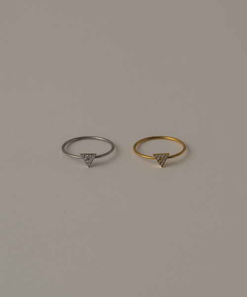 muku(ムク)の「RING/ZIRCONIA TRIANGLE(リング・レディース・シルバー/ゴールド・9/11)」の10枚目の写真