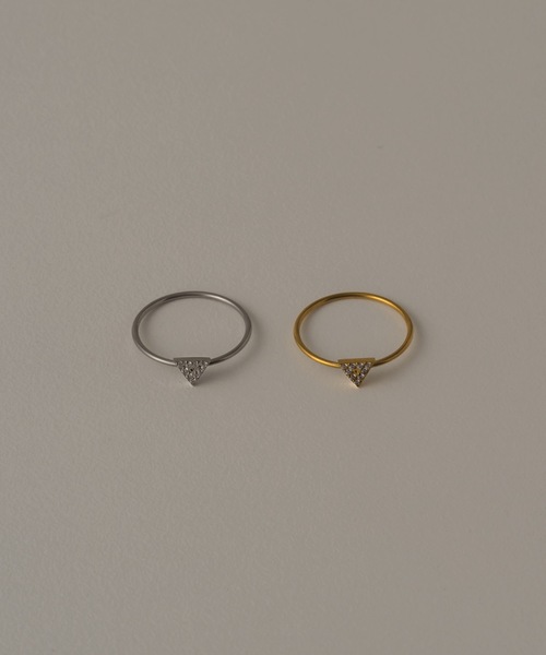 muku(ムク)の「RING/ZIRCONIA TRIANGLE(リング・レディース・シルバー/ゴールド・9/11)」の14枚目の写真