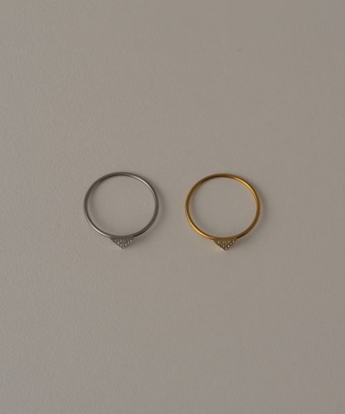 muku(ムク)の「RING/ZIRCONIA TRIANGLE(リング・レディース・シルバー/ゴールド・9/11)」の9枚目の写真