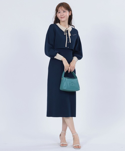 MARY QUANT（マリークワント）の「トップフラップ 2WAYショルダー（ショルダーバッグ・レディース・ブラック/ワイン/ターコイズブルー・FREE）」の13枚目の写真