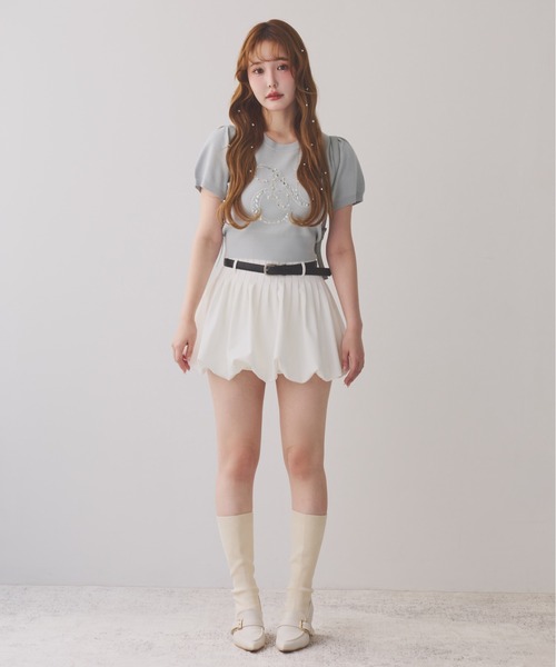 美品 エイココンドウ E-clat ジャケット バルーンスカート ダブルジップ サテンバルーンスカート｜MELLOWNEON (メロウネオン) 公式サイト