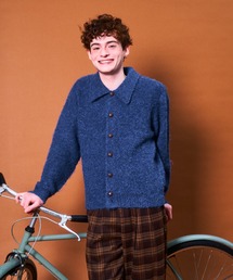 Zooodle | Knit Polo Cardigan - ニットポロカーディガン -(カーディガン/ボレロ)