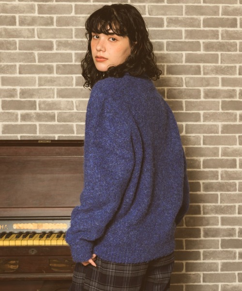 Zooodle(ズードル)の「Knit Polo Cardigan - ニットポロカーディガン -(カーディガン/ボレロ・メンズ・ブルー/ブラウン・LARGE/MEDIUM)」の22枚目の写真