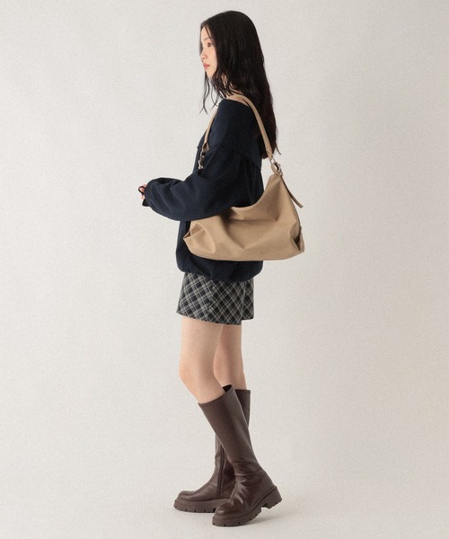 Heather(ヘザー)の「オフショルチュニック裏毛スウェット 590574(スウェット・レディース・オートミール/ネイビー/グレー・FREE)」の20枚目の写真