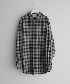 REFLEM レフレム タイダイ柄オーバーシャツ ブラック ホワイト REFLEM（レフレム）の「『REFLEM/レフレム』タイダイ柄オーバー