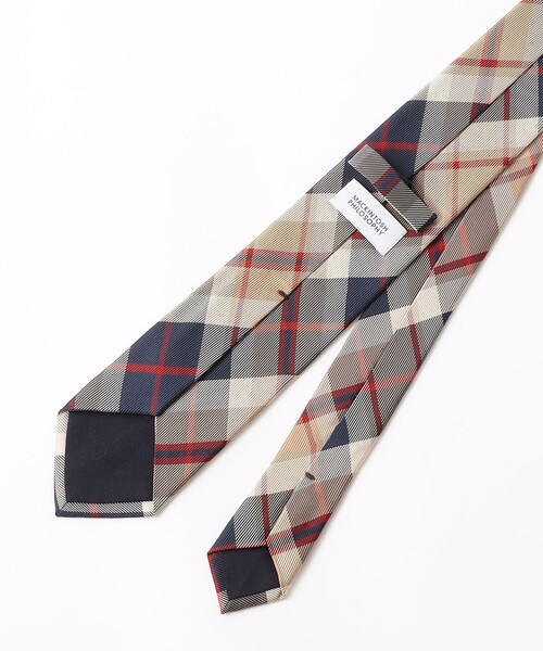 MACKINTOSH PHILOSOPHY（ﾏｯｷﾝﾄｯｼｭ ﾌｨﾛｿﾌｨｰ）の「ハウスチェック レギュラータイ（ネクタイ・メンズ・ベージュ系その他4・FREE）」の4枚目の写真