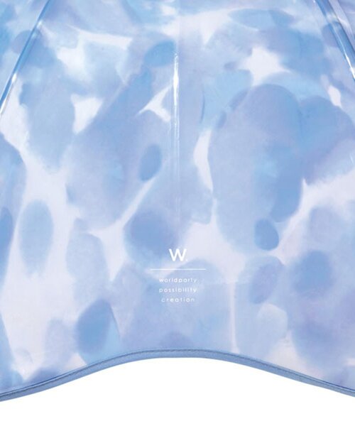 BIRTHDAY BAR(バースデイバー)の「Wpc.ビニール傘フラワーベースアンブレラ(長傘・レディース・ブルー/グリーン/ピンク・0)」の7枚目の写真