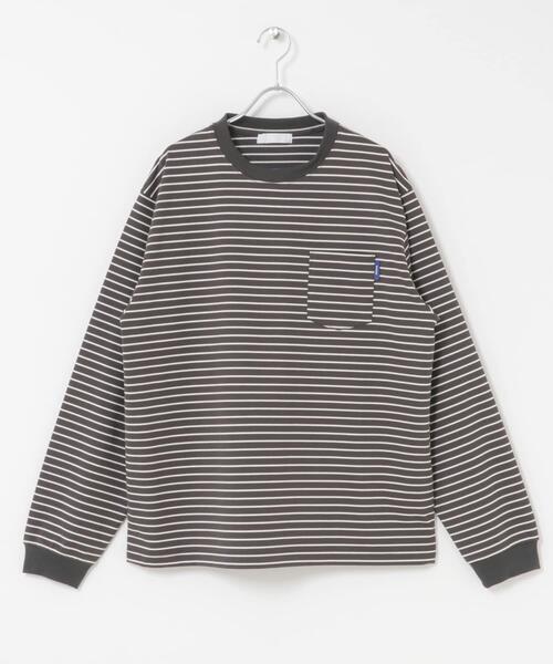 SENSE OF PLACE by URBAN RESEARCH(センスオブプレイスバイアーバンリサーチ)の「コットンクルーネックロングスリーブTシャツ(Tシャツ/カットソー・メンズ・ベージュ系その他/グレー系その他/ホワイト/オートミール・MEDIUM/LARGE)」の17枚目の写真