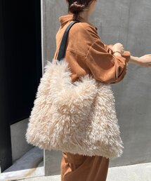 DouDou | ビッグエコファーバッグ(ショルダーバッグ)