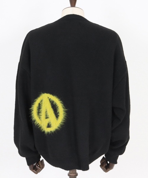 ADAM PATEK(アダムパテック)の「msw1756-archive shaggy crest crewneck ニット(AP2521027)(ニット/セーター・メンズ・ブラック×レッド/ブラック×イエロー・1/2)」の17枚目の写真