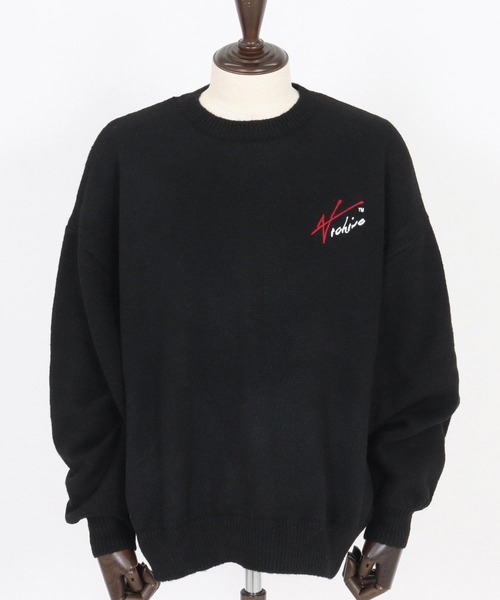 ADAM PATEK(アダムパテック)の「msw1756-archive shaggy crest crewneck ニット(AP2521027)(ニット/セーター・メンズ・ブラック×レッド/ブラック×イエロー・1/2)」の18枚目の写真