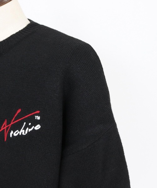 ADAM PATEK(アダムパテック)の「msw1756-archive shaggy crest crewneck ニット(AP2521027)(ニット/セーター・メンズ・ブラック×レッド/ブラック×イエロー・1/2)」の21枚目の写真