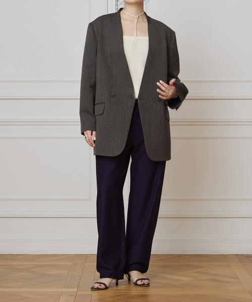 IENA LA BOUCLE（イエナラブークル）の「IENA LA BOUCLE ファーニットキャミソール（キャミソール・レディース・ホワイト/ピンク系その他・FREE）」の7枚目の写真