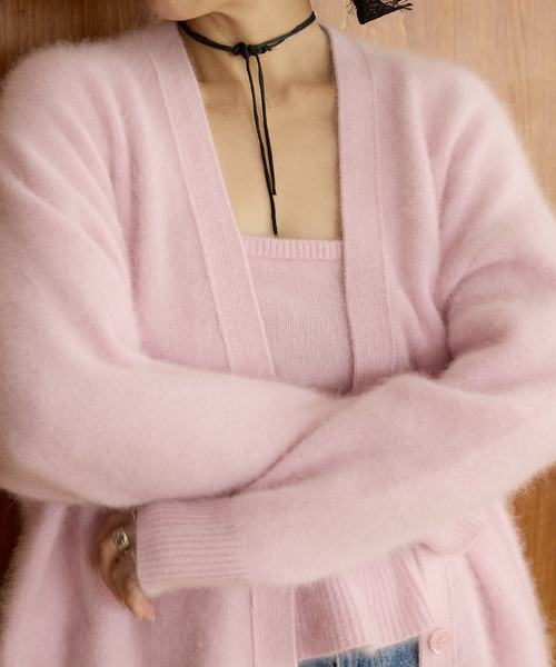 IENA LA BOUCLE（イエナラブークル）の「IENA LA BOUCLE ファーニットキャミソール（キャミソール・レディース・ホワイト/ピンク系その他・FREE）」の9枚目の写真