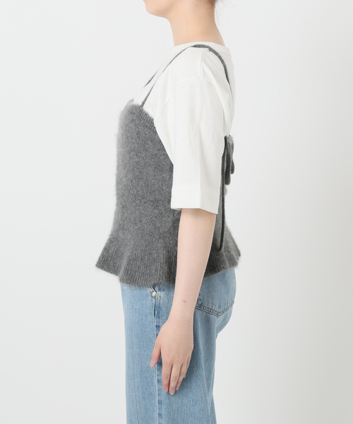 IENA LA BOUCLE（イエナラブークル）の「IENA LA BOUCLE ファーニットキャミソール（キャミソール・レディース・ホワイト/ピンク系その他・FREE）」の11枚目の写真