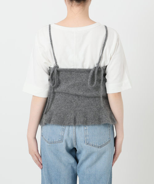 IENA LA BOUCLE（イエナラブークル）の「IENA LA BOUCLE ファーニットキャミソール（キャミソール・レディース・ホワイト/ピンク系その他・FREE）」の12枚目の写真