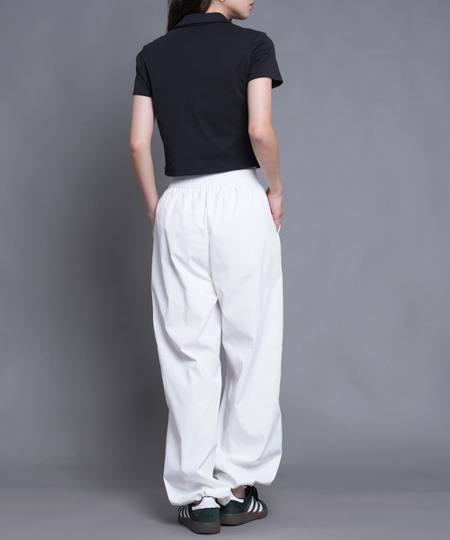 .WORKS(ドットワークス)の「編みぐるみチャーム付バレルレッグパンツ(カーゴパンツ・レディース・ブラック系/オフホワイト/チャコールグレー/ブラック/ホワイト・M)」の8枚目の写真