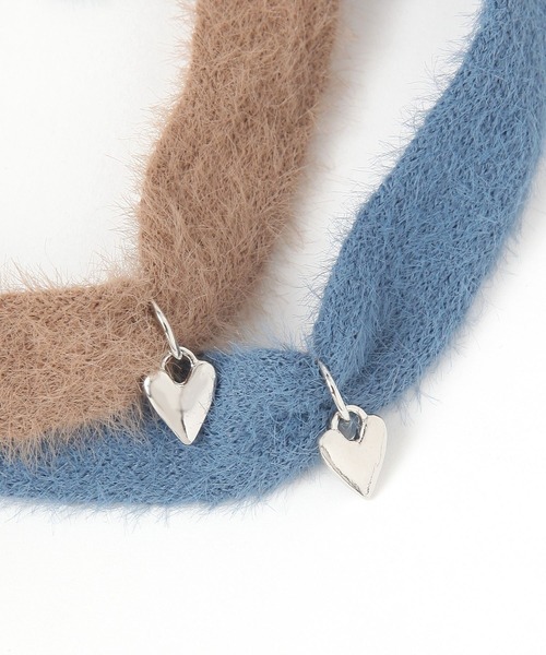 シャギーハートチョーカー（チョーカー）｜niko and（ニコアンド