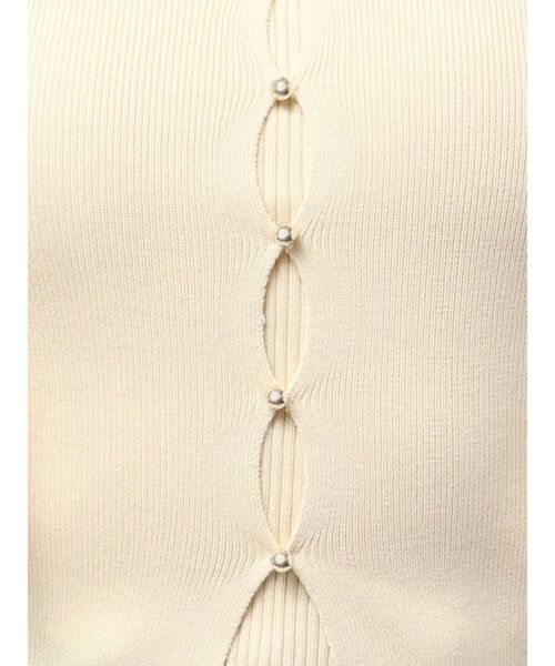 dazzlin(ダズリン)の「カーデタイトトップス(ニット/セーター・レディース・ブラック/ネイビー/グレー/ピンク/アイボリー/ミント/ライトグレー/レッド・FREE)」の15枚目の写真