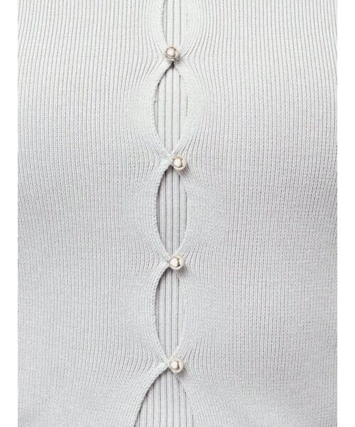 dazzlin(ダズリン)の「カーデタイトトップス(ニット/セーター・レディース・ブラック/ネイビー/グレー/ピンク/アイボリー/ミント/ライトグレー/レッド・FREE)」の16枚目の写真