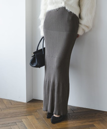 Noble | 《追加/WEB限定カラー》リブニットタイトスカート(スカート)