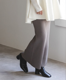 Noble | 《追加/WEB限定カラー》リブニットタイトスカート(スカート)