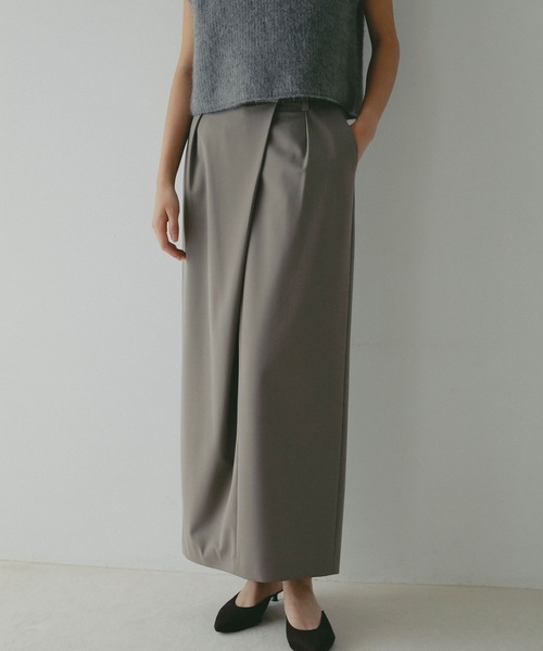 A part by（アパートバイ）の「【セットアップ対応】ハンサムタイトスカート（スカート・レディース・チャコールグレー/ベージュ系その他・SMALL/MEDIUM）」の15枚目の写真