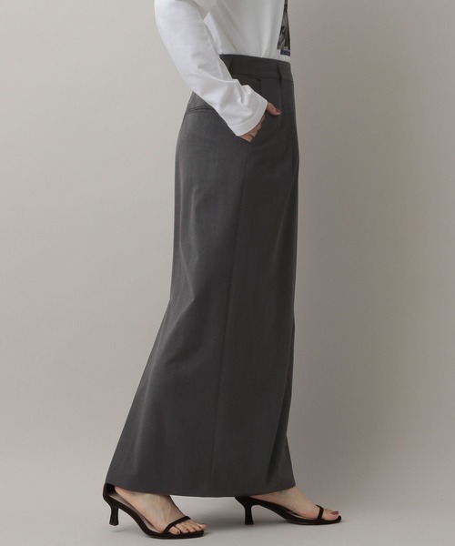 A part by（アパートバイ）の「【セットアップ対応】ハンサムタイトスカート（スカート・レディース・チャコールグレー/ベージュ系その他・SMALL/MEDIUM）」の8枚目の写真