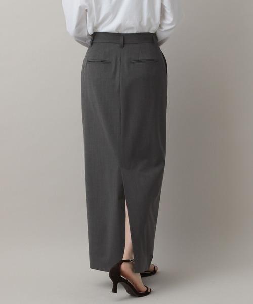 A part by（アパートバイ）の「【セットアップ対応】ハンサムタイトスカート（スカート・レディース・チャコールグレー/ベージュ系その他・SMALL/MEDIUM）」の10枚目の写真
