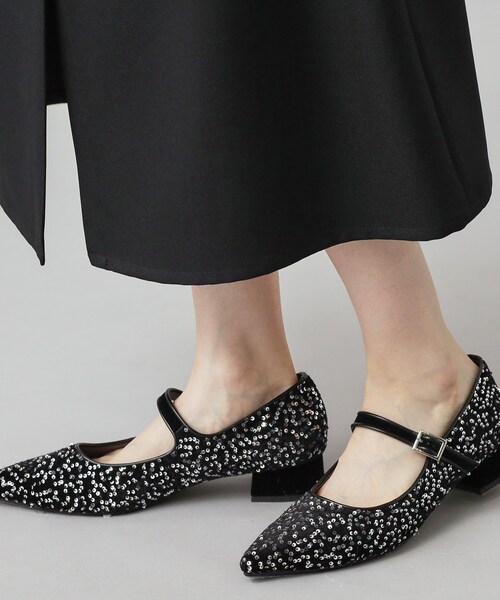 DRESSTERIOR（ドレステリア）の「ポインテッドメリージェーン（パンプス・レディース・ブラック系3/ブラック・55/65/75）」の2枚目の写真
