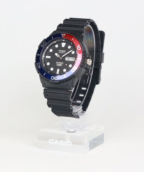 CASIO(カシオ)の「CASIO Collection / MRW-230HJ-1E2JF(アナログ腕時計・メンズ・ブラック×ブルー・FREE)」の3枚目の写真