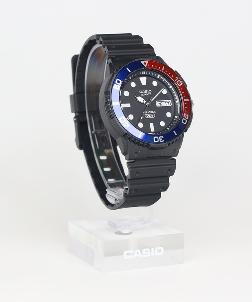 CASIO(カシオ)の「CASIO Collection / MRW-230HJ-1E2JF(アナログ腕時計・メンズ・ブラック×ブルー・FREE)」の9枚目の写真