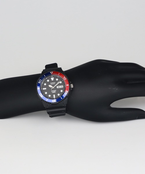 CASIO(カシオ)の「CASIO Collection / MRW-230HJ-1E2JF(アナログ腕時計・メンズ・ブラック×ブルー・FREE)」の11枚目の写真