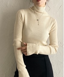 She's Closet（シーズクローゼット）の「長袖タイトハイネックリブニットトップス（ニット/セーター・レディース）」