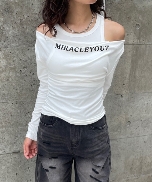 ROGER AND RAW（ロジャーアンドロウ）の「【インナーSET】プリントドレープロンT　ロングスリーブTシャツ（Tシャツ/カットソー・レディース・カーキ/ブラック/ホワイト/グレー・FREE）」の20枚目の写真