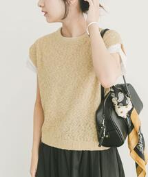 ITEMS URBANRESEARCH | ゴムヤーンニットベスト(ベスト)