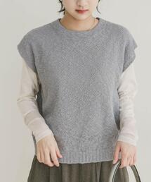 ITEMS URBANRESEARCH（アイテムズ アーバンリサーチ）の「ゴムヤーンニットベスト（ベスト）」