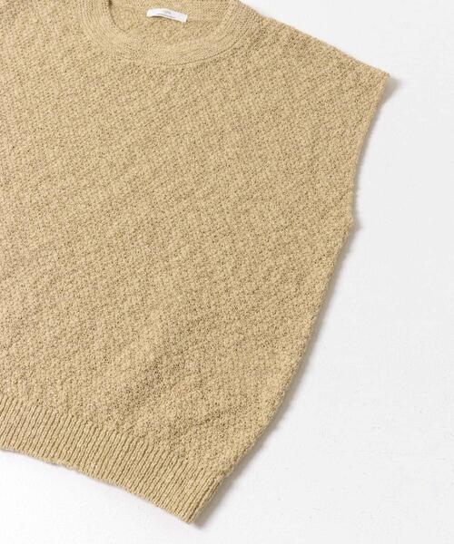 ITEMS URBANRESEARCH(アイテムズ アーバンリサーチ)の「ゴムヤーンニットベスト(ベスト・レディース・ブラック/ブルー/ベージュ・FREE)」の21枚目の写真