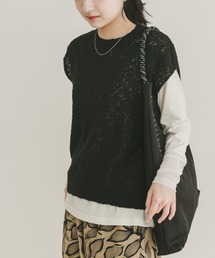 ITEMS URBANRESEARCH | ゴムヤーンニットベスト(ベスト)