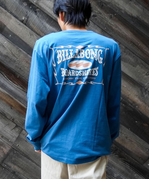 BILLABONG(ビラボン)の「【直営店限定】BILLABONG メンズ バックプリント ロンT 【2025年秋冬モデル】/ビラボンバックプリント長袖ロンT(Tシャツ/カットソー・メンズ・ブラック/クリーム/ブルー系その他/ブラウン・LARGE/X-LARGE/SMALL/MEDIUM)」の4枚目の写真