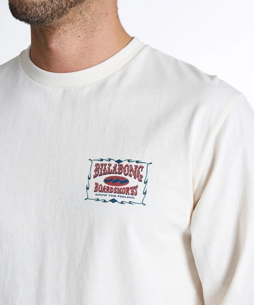 BILLABONG(ビラボン)の「【直営店限定】BILLABONG メンズ バックプリント ロンT 【2025年秋冬モデル】/ビラボンバックプリント長袖ロンT(Tシャツ/カットソー・メンズ・ブラック/クリーム/ブルー系その他/ブラウン・LARGE/X-LARGE/SMALL/MEDIUM)」の10枚目の写真