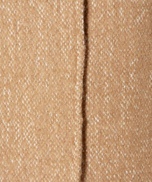 Jewel Changes（ジュエルチェンジズ）の「〓 ★JOC ツイード 袖ファー付き ノーカラーコート 2（その他アウター・レディース・ブラウン/ブラック・36/38）」の13枚目の写真