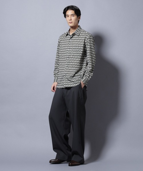 NANO universe(ナノユニバース)の「「EDITORIAL PRINT」シルキータッチシャツ(シャツ/ブラウス・メンズ・その他1/その他2/その他3・L/M)」の18枚目の写真
