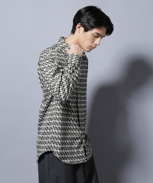NANO universe(ナノユニバース)の「「EDITORIAL PRINT」シルキータッチシャツ(シャツ/ブラウス・メンズ・その他1/その他2/その他3・L/M)」の14枚目の写真