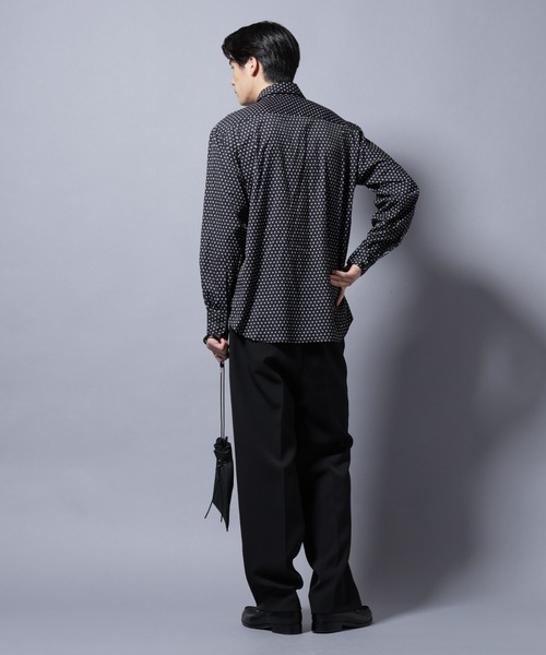 NANO universe(ナノユニバース)の「「EDITORIAL PRINT」シルキータッチシャツ(シャツ/ブラウス・メンズ・その他1/その他2/その他3・L/M)」の6枚目の写真