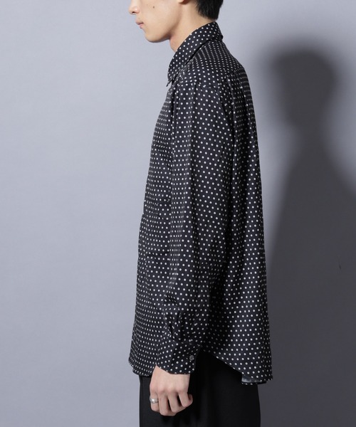 NANO universe(ナノユニバース)の「「EDITORIAL PRINT」シルキータッチシャツ(シャツ/ブラウス・メンズ・その他1/その他2/その他3・L/M)」の7枚目の写真