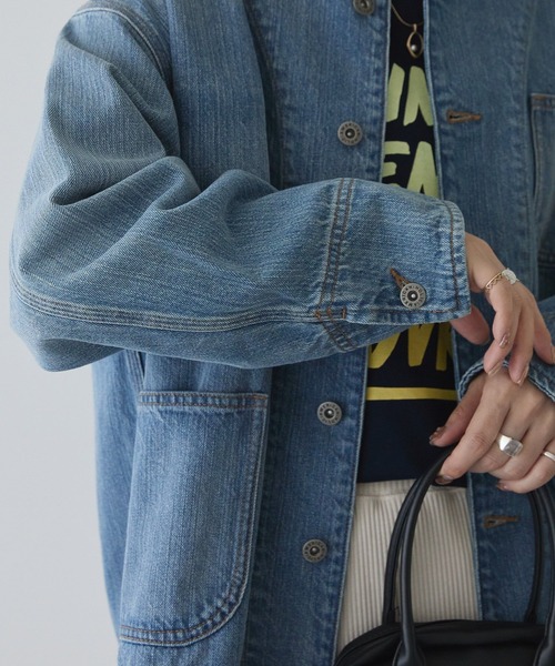 【新品未使用品】AMERICANHOLIC デニムカバーオール デニムカバーオール（デニムジャケット）｜AMERICAN HOLIC