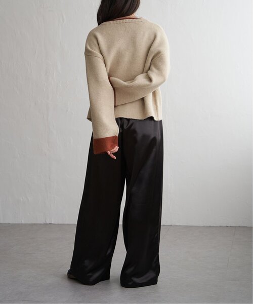 VENCEEXCHANGE（ヴァンスエクスチェンジ）の「アルパカタッチ配色カーディガン（カーディガン/ボレロ・レディース・アイボリー/ブラウン/チャコール・FREE）」の17枚目の写真